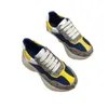 Designer rhyton chaussures décontractées en cuir décontracté as italien authentique choot chaussure confortable kildren sneakers taille 26-35