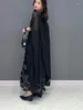 İş Elbiseleri Qing Mo 2023 Yaz Koreli Tank Top Elbise Seti Dış Giyim İki Parça Kadın Siyah Eşleştirme Takım ZXF2579