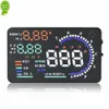 HUD OBD2 Head Up Display Digital Speedometer Windshield Speed ​​Projector med snabba vattentemp RPM Alarm Clear Fault Codes