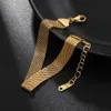 Łańcuchowa bransoletka ze stali nierdzewnej dla kobiet mężczyzn MESH LINK BINECTRY 231124