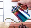 Stainless Steel Coffee Drip Kettle Frothing Jug Coffee Pot Gooseneck Spout Kettle High Quantity Coffee Tea tools 650ML T2005239270426