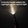 Umbrellas Auto Open Close Light-emitting LED 리버스 우산과 반사 스트립 3 배 태양비 비즈니스 라이트