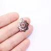 Charms 10pcs 15mm Stainless Steel Shiny Flower Jewelry Pendant DIY Handcraft Waterproof Antiallergic