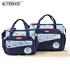 DIAPER Väskor Motohood Baby Tote Bag For Mothers Nappy Maternity Diaper Mommy Bag Storage Organizer Changing Carriage Baby Care Q231127