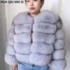 Pelz Damen super heißer echter Fuchspelzmantel Winter warm halten kurze natürliche Pelzmäntel Waschbärpelzjacke Silberfuchs Rotfuchs kostenloser Versand