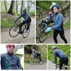 サイクリングジャケットDarevie Cycling Jacket Man Winter Rainbow Reflective Windbreak Men WindProof Waterproof Waterling Jacket Men Women Spring秋231124