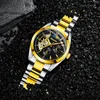 Wristwatches Fashion Brand Men's Watch Zelonter Luxury Luminous Calendar High Quality Steel Strap Mechanical Watches Casual Office