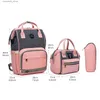 Windel Taschen 3 stücke Mama Multifunktionale Tragbare Windel Mama Tasche Falten Baby Reise Große Rucksack Baby Bett Windel Ändern pad Q231127