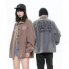 Men's Jackets Unisex Autumn Windbreaker Overshirt Jacket For Clothing Trench Harajuku Streetwear Hiphop High Street Coat Tops