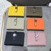 Porte-cartes de luxe en peau de vache LCard Holder Brand Design ID Case En cuir véritable Femmes Hommes Business Cardholder Organizer Wallet