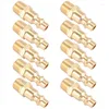 Storage Bags Brass 1/4 Inch NPT Male Air Hose Quick Connect Adapter Coupler Plug Kit Compressor Fittings 10Pcs (Male NPT)