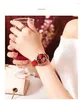 Polshorloges luxe vrouwen horloges diamant liefdesontwerp lichtgevende modehorloge voor casual kwartsklokkeer leer Montre femme