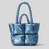 Totes Brand Down Tote Bag para Women Space Cotton Casque acolchoado Bolsa de ombro Designer Crossbod bolsa de luxo e bolsa nova mochila