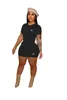 Traccettaci da donna Summer Sports Outfits Ladies Shorts Shorts Shorts Set Stampa Short Short Shirt Jogging Abita di abbigliamento Casualmente