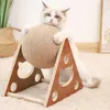 Scratchers Cats Toys Wooden Cat Scratching Post Ball Toy Cat Scratcher Sisal Rope Cat Tower Cat Tree Pet Furniture Supplies Cat Accessories