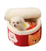 Cat Beds Furniture Pet Products For Winter Tent Funny Noodles Small Dog Bed House Sleeping Bag Cushion Cats Plush Accessories3373707