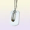 Roestvrij stalen blanco hondenhalsketting voor heren met kogelhanger aan ketting - zilver, goud, zwart2367147