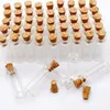 10 ml korkstoppglasflaskor DIY mini glasburkar klara injektionsflaskor för bröllop som önskar födelsedag uuedm