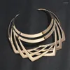 Chains Gothic Alloy Choker Necklaces Simple Statement Short African Necklace Chokers Collar Strange Costume Jewelry For Women Gifts