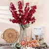 Dekorativa blommor Pretty Simulation Bouquet Lightweight Fake Delphinium Flower Easy Care Scene Props Artificial Branch Wedding Decor