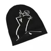 Bérets La Linea Bonnet Chapeaux Tricot Chapeau Vintage Ski La Ligne Osvaldo Cavandoli TV Skullies Bonnets Hommes Femmes Printemps Casquette À Double Usage