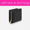 M80151 Clea Clea Wallet M80152 Designer Dames Empreinte Leer Korte compacte Zippy Coin Purse Zip creditcardhouder Key POUC325P