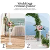 Fleurs décoratives 2 pièces support de fleurs de mariage support de sol pièce maîtresse florale Riser pilier romain décor de Table colonne artificielle