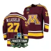 2022 Frozen Four Championship Minnesota Golden Gophers خياطة الهوكي Jersey Custom 13 Grace Zumwinkle Sydney Baldwin Kelly Pannek Lee Stec