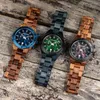 Wristwatches BOBO BIRD 2023 Men's Watch Wooden Chronograph Date Display Watches For Men LOGO Customizable & Drop