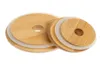 Bambu Cap Lids Kitchen Tools 70mm 88mm Återanvändbart murburklock med halmhål och silikontätning224U7035099