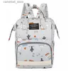 Sacos de fraldas Saco de fraldas do bebê mochila mamãe saco grávida grande capacidade pacote de fraldas do bebê mochila de viagem mãe saco de carrinho de amamentação q231128