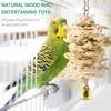 Toys Bird Parrot Toys Swing Hanging Bird Cage Accessories Toy Perch Ladder Chewing Toys Hammock för Parakeets cockatiels