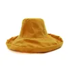 Caps Hats Summer kids children Sun-Shading sun-proof bucket hat with a large brim boys and girls solid color casual cap 230427