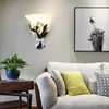 Wall Lamp Creative Living Room Decoration Television Background Bedroom Bedside Aisle Restaurant Simple Art Lamps