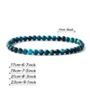 Chain 4MM Blue Quartz Tiny Beads Bracelet For Women Crystal Bead Natural Stone Bracelets Bangles Handmade Healing Reiki Yoga Jewelry 231124