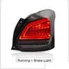 Bilens bakljus styling för 20 19 Suzuki Swift Taillight Assembly LED Running Light Streamer Turn Signal Brake Reverse Lamp Drop Deliv Otple