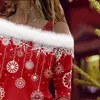 Kvinnors blusar Kvinnor toppar glittrande snöflinga Sequin One Shoulder Christmas för festlig varma pullover år festskjorta