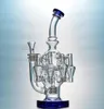 14mm kase ahtapot kolları ile benzersiz geri dönüştürücü bong dab yağ kuleleri su boruları matris perc cam su bongs thich bong oa015848532