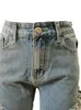 Women's Jeans CMYAYA Women Fashion Ripped Cutout Tassel Star Back Zipper Fly Straight 2023 Summer INS Street Denim Pants Trousers 230426