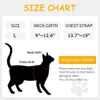 Vêtements Nylon Tactical Cat Harness Test pour la marche Échappement Épreuve Réglable Mesh Soft Pet Vest de gros chats adultes Vêtements de poitrine Small Dog