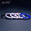 Cluster Rings Junxin 5 Colors Simple Ceramic Cute Thin Elegant Black/Blue/Pink Ladies For Women Men Wedding Jewelry