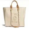 2021 Fashion Canvas One Counter Cantlique Straddle Beach Prosesatile Ins Tote Bag Wholesale Handbags 30 $