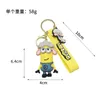 Despicable Me Minions Anime Peripheral Keychain Car Decoration Pendant Boys and Girls Gift Teenagers and Children's Favorite the twelve Chinese zodiac signs