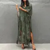 Women's Swimwear Line Long Dress Beach Blouse Holiday Gown Cover Ups For Women Maternity Swim Up Strapless Bathing Suit