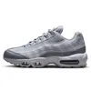 OG 95 кроссовки Мужчины Женщины 95S Crystal Blue Dark Safot Triple Black White Neon Solar Red Midnight Navy Farcy Scales Denham Mens Trainers Outdoor Cneakers