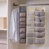 Opbergdozen Bakken Dubbelzijdige ondergoedtas Opvouwbare hangende beha Kledingorganisator Hanger Kleding voor garderobe Closetvaiduryd