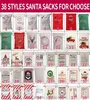 Nowe 50 stylów świątecznych worki Świętego Mikołaja duże worki na prezent Santa Claus dla dzieci torba na słody