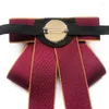 Laços femininos gravata borboleta artesanal fita colar flores moda coreana estilo faculdade banco roupa formal camisa branca gravata pérola 11/18cm
