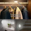 s USB Recharge Under Cabinet Wireless Remote Control 2 Color Wardrobe Bedroom Lamp Motion Sensor Light Night For Home HKD230628