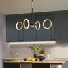 Lámparas colgantes luces modernas lámpara colgante LED para sala de estar restaurante cocina iluminación minimalista hogar Deco luminaria Plafonnier